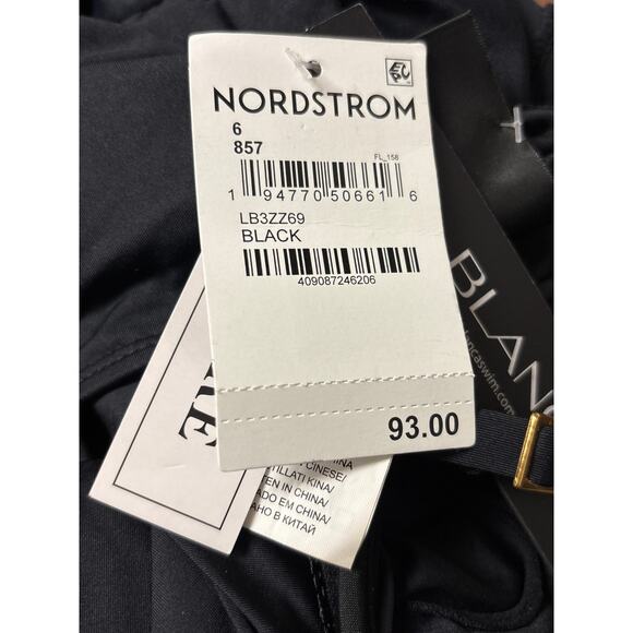 La Blanca Island Goddess Underwire Tankini Swimsuit Top Size 6 Black UPF 50+ - Picture 5 of 6